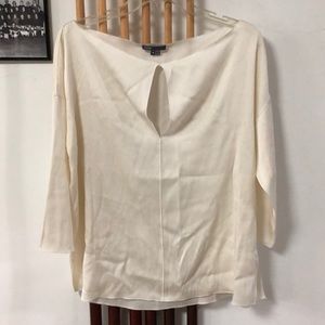 Vince Silk Keyhole Top Sz M